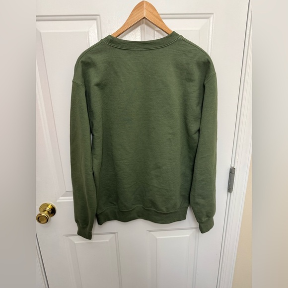 Women’s Taylor Swift olive green eras tour crewneck sweater size small colorful - Picture 4 of 4